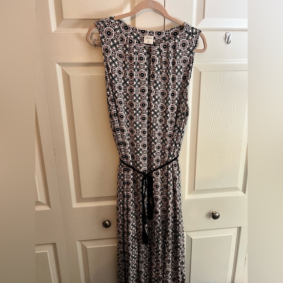 Soma Print Maxi Dress with Braided Belt - Picture 2 of 4